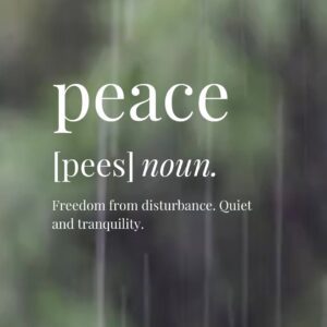 Find Peace Affirmations