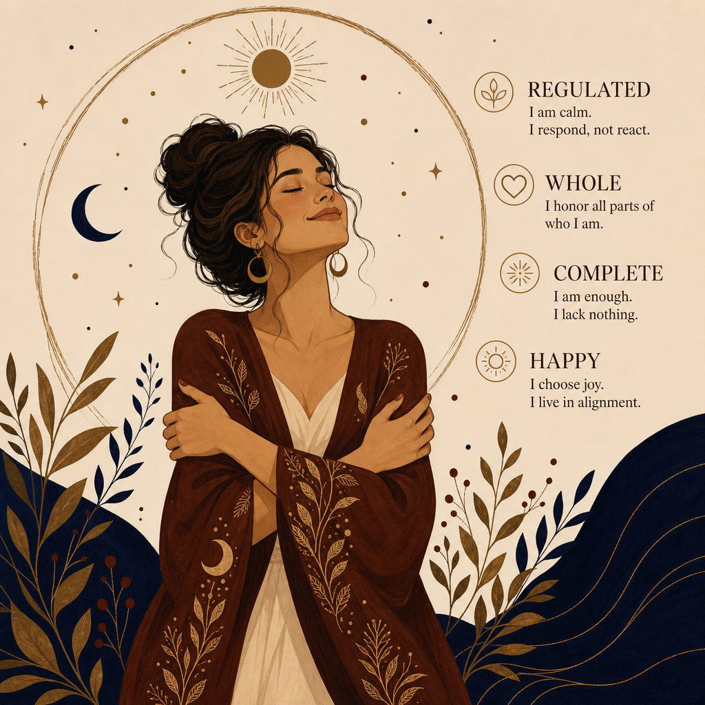Regulated, Whole, Complete, Happy