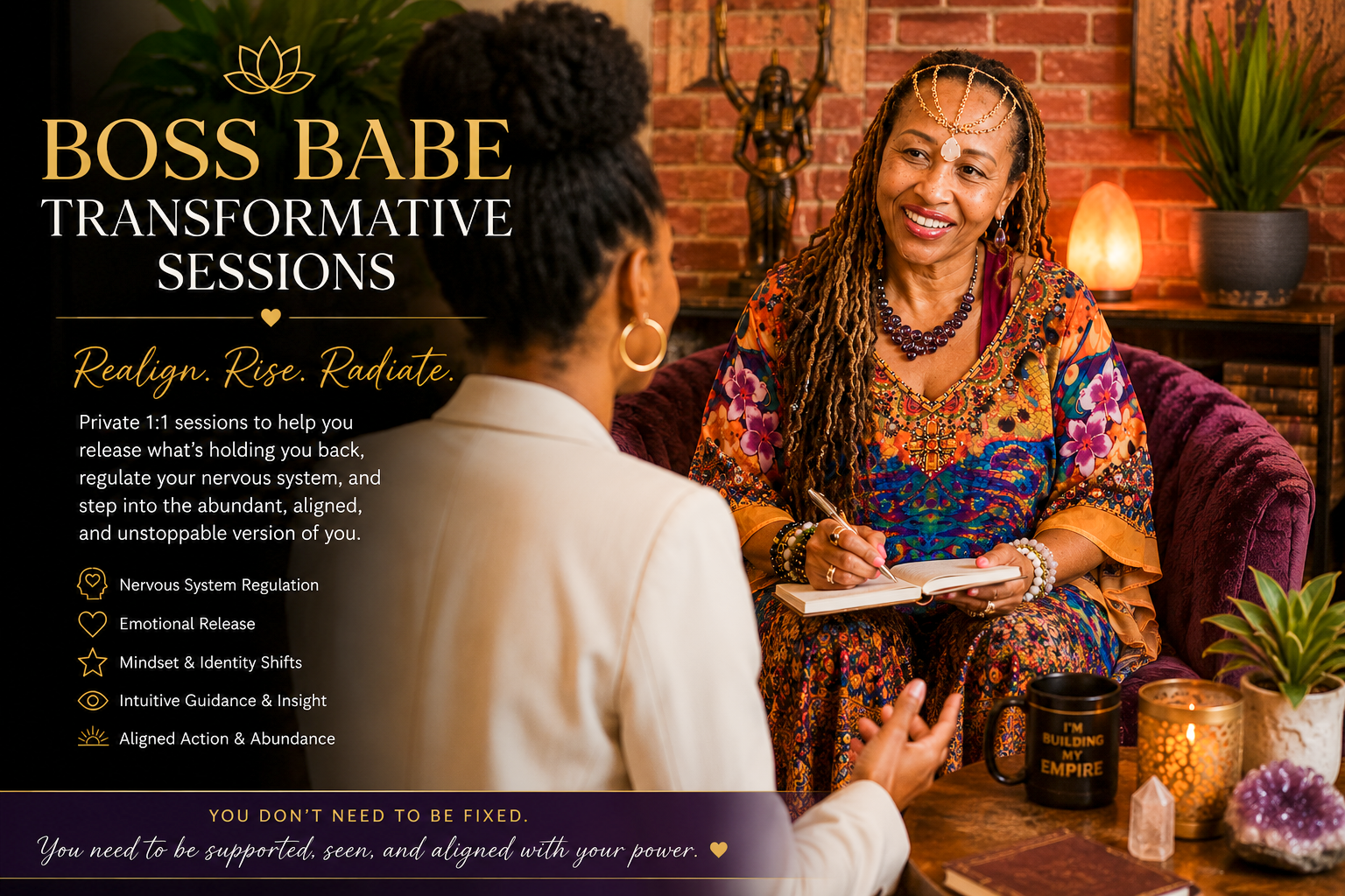 BossBabe Transformative Sessions — Realign. Rise. Radiate.