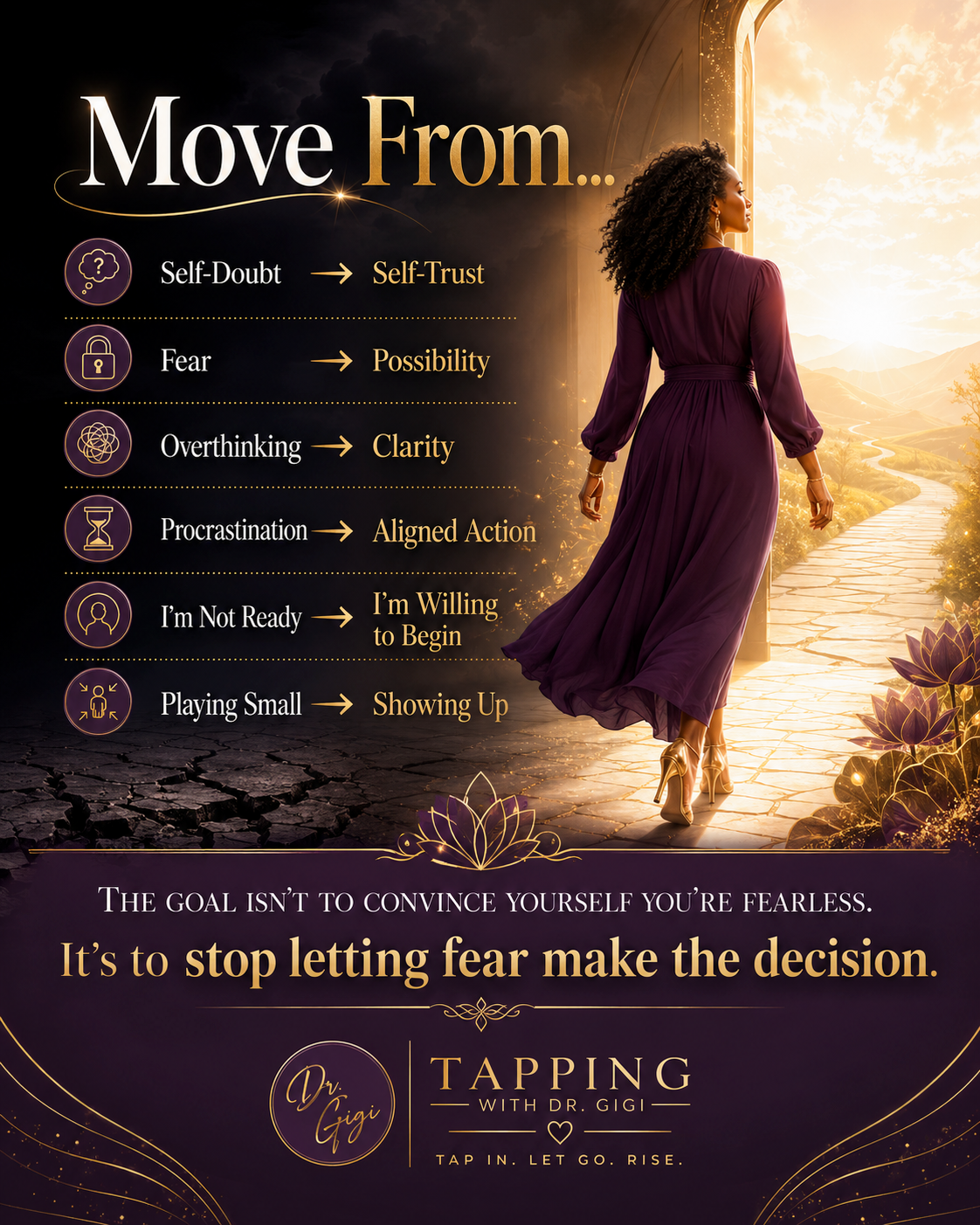 Move from fear to possibility